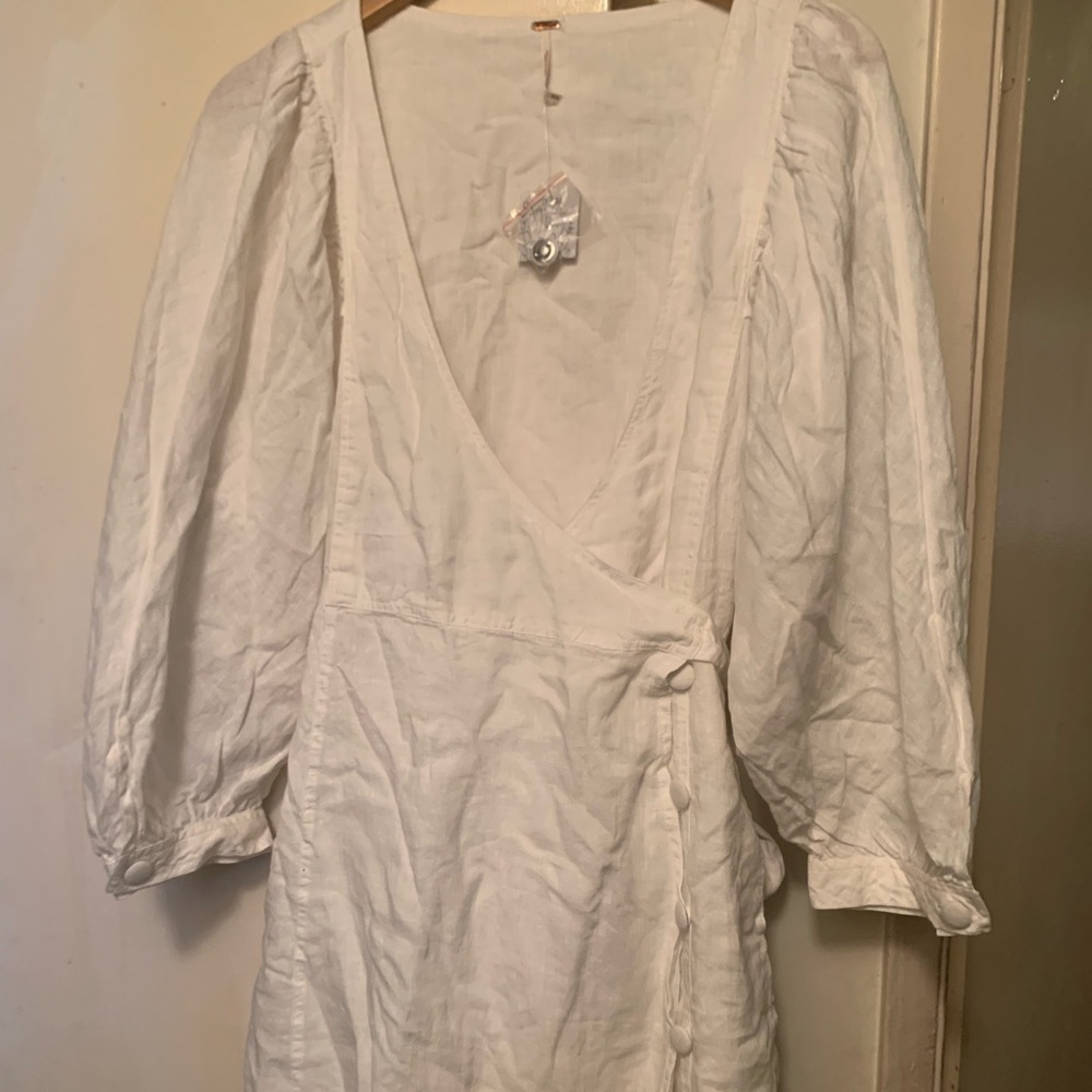 Free People white summer dress